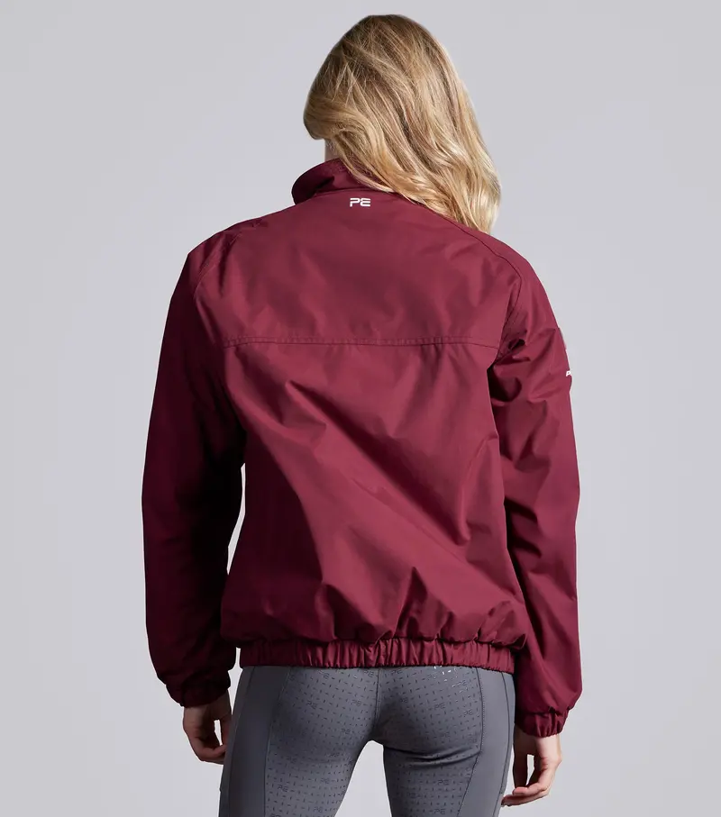 Pro Rider Unisex Waterproof Riding Jacket Wine 2