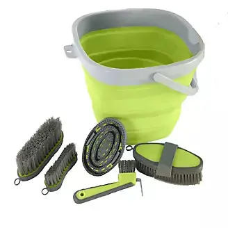 Professional's Choice Tail Tamer Grooming Kit W/ Collapsible Bucket 1