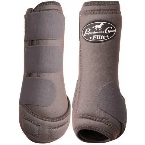 Professional's Choice Ventech Elite Sports Medicine Boots-Charcoal Rears 1