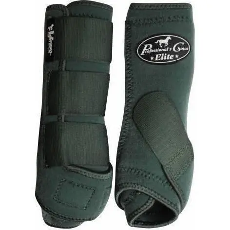 Professional's Choice Ventech Elite Sports Medicine Boots-Olive Rears 1