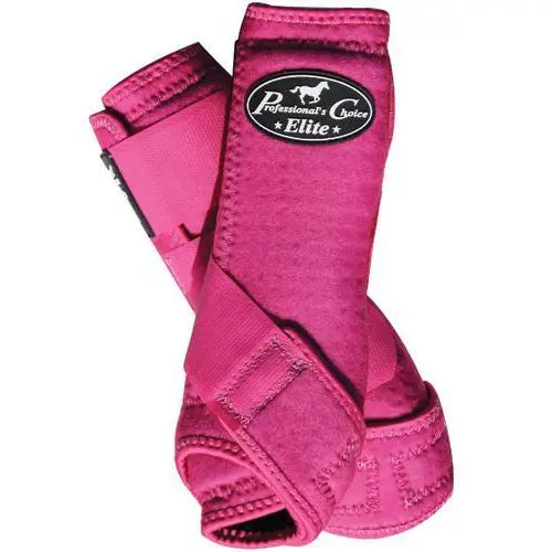 Professional's Choice Ventech Elite Sports Medicine Boots-Raspberry Rears 1