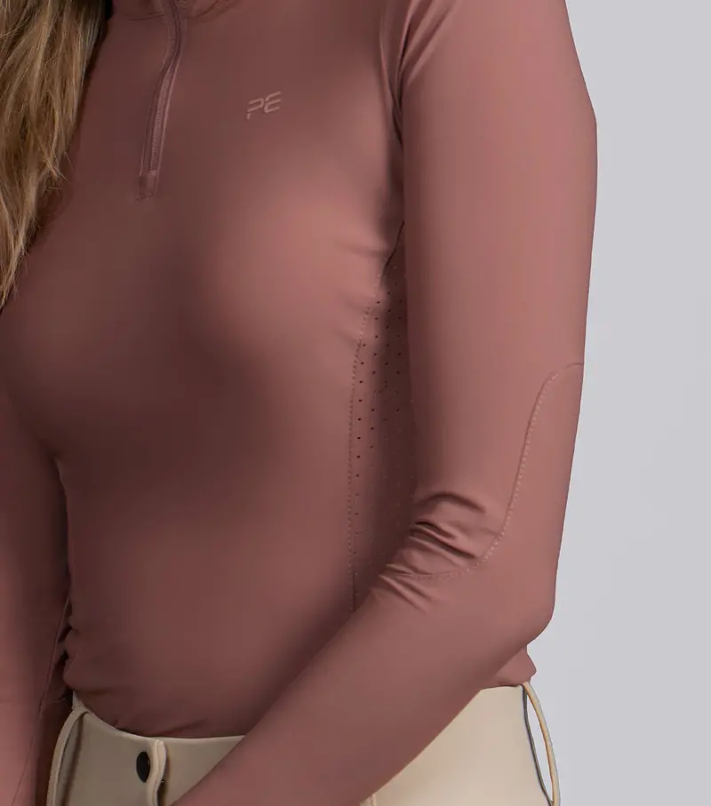 Prospero Long Sleeve Training Top Rosewood 5
