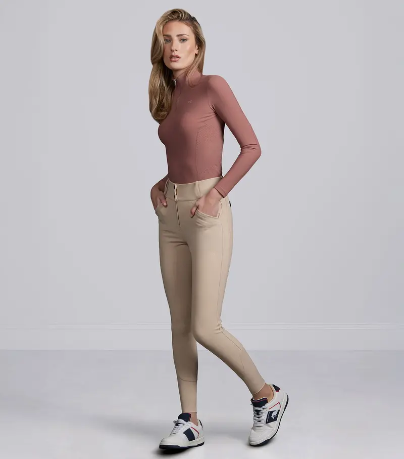 Prospero Long Sleeve Training Top Rosewood 6