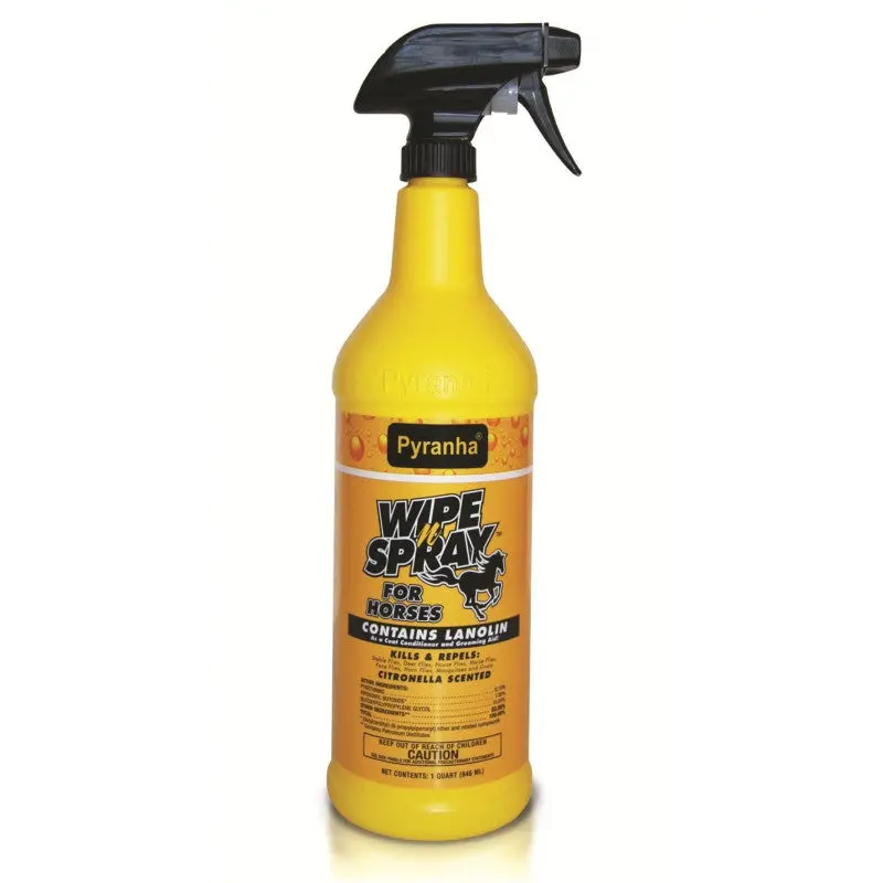 Pyranha Wipe N' Spray Fly Spray 1