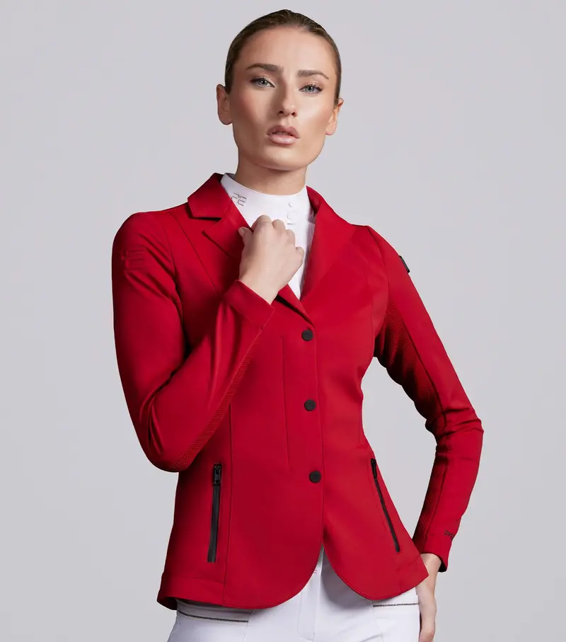 Quarto Ladies Competition Jacket London Red 1