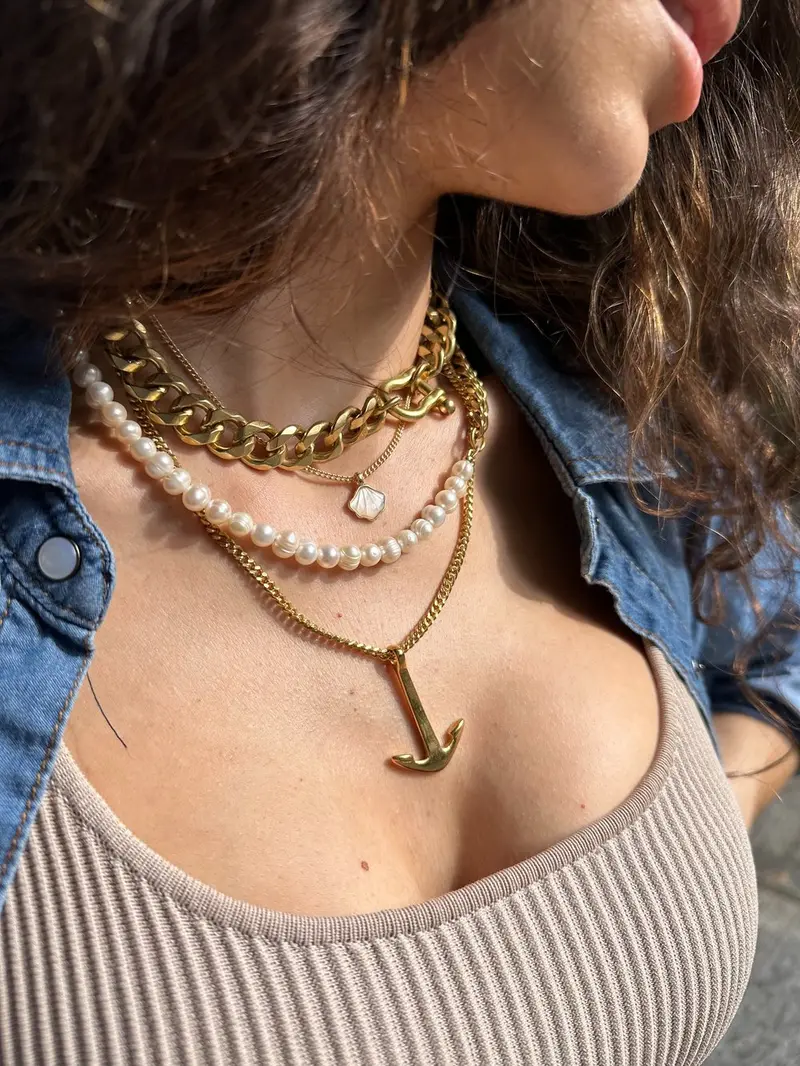 Rachel Nathan Anchor Totem And Symbol Necklace 1
