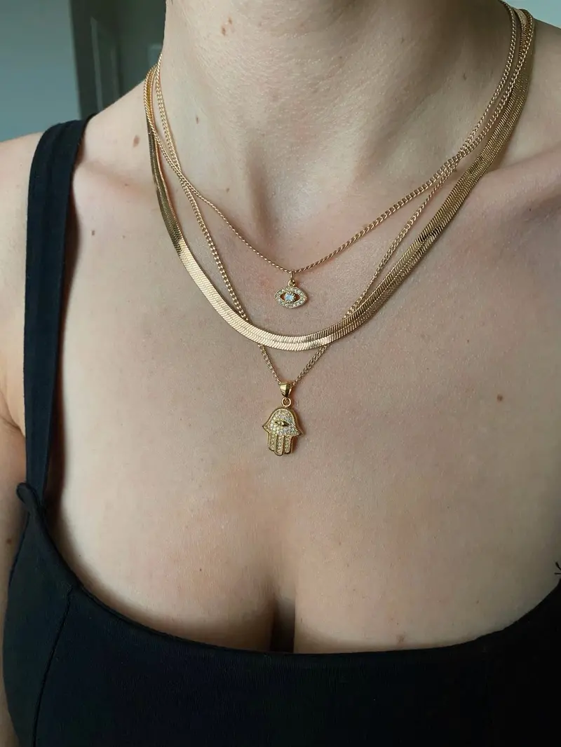Rachel Nathan Eye Of Protection Mini Necklace 1