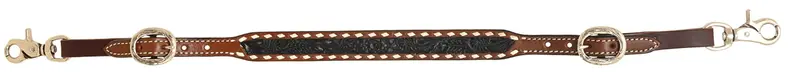 Rafter T Ranch Black Buckstitched Wither Strap 1