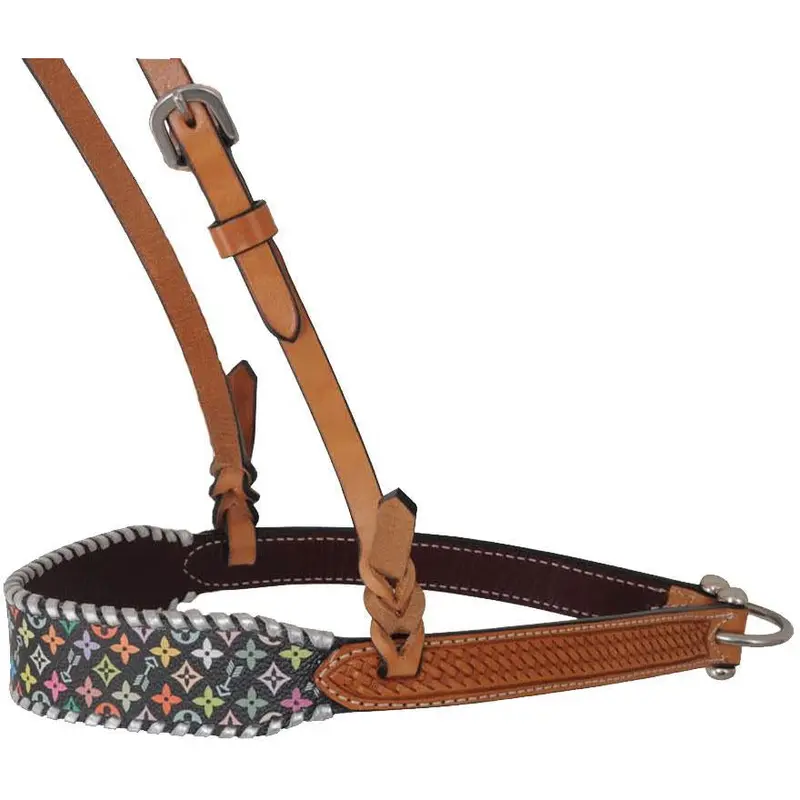 Rafter T Ranch Multi Color Design Noseband 1