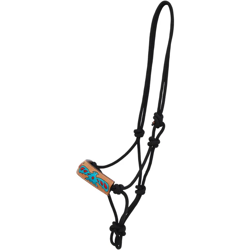 Rafter T Ranch Sunflower And Thunder Bird Rope Halter 1