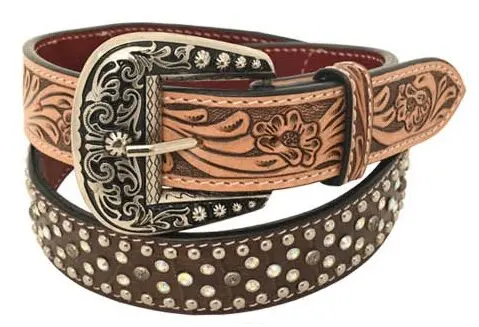 Rafter T Ranch Women's Crystal Collection Belt 1