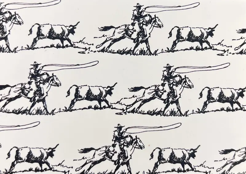 Ranch Roper Note Card Set Asst 1