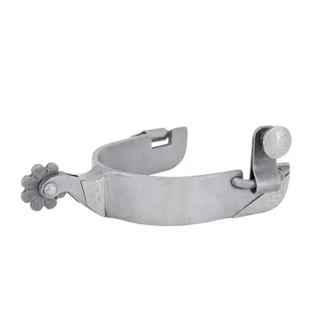 Raw Steel Large Cup Roper Spurs 1