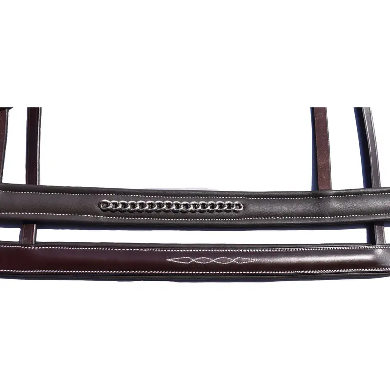 Red Barn Chain Fancy Stitch Noseband 1