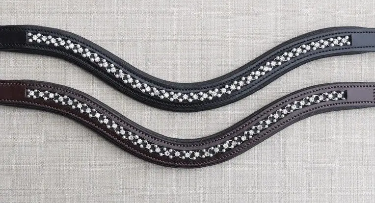Red Barn Curved Pearl Browband 1