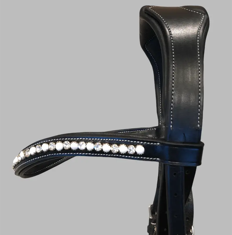 Red Barn Pace Bridle Patent Leather Flash 2