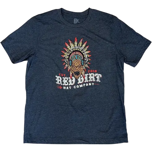 Red Dirt Buffalo Headdress Shirt 1