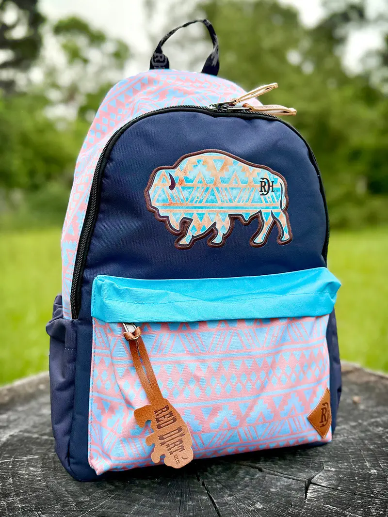 Red Dirt Hat Co Aztec Bison Backpack 1