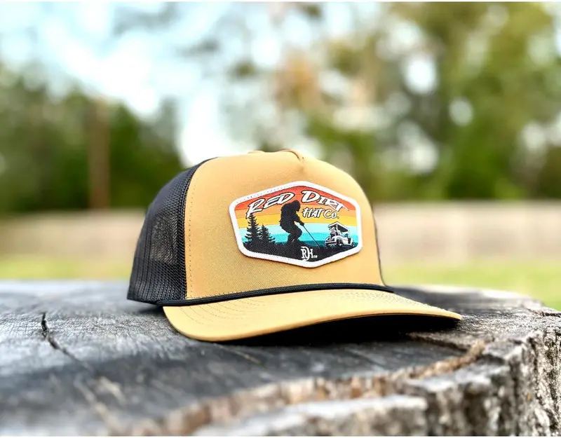 Red Dirt Hat Co Buck And Black Tee'd Off Ball Cap 1