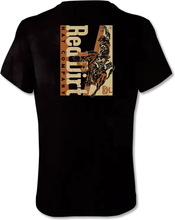 Red Dirt Hat Co Kid's Black Smoked Tee 1