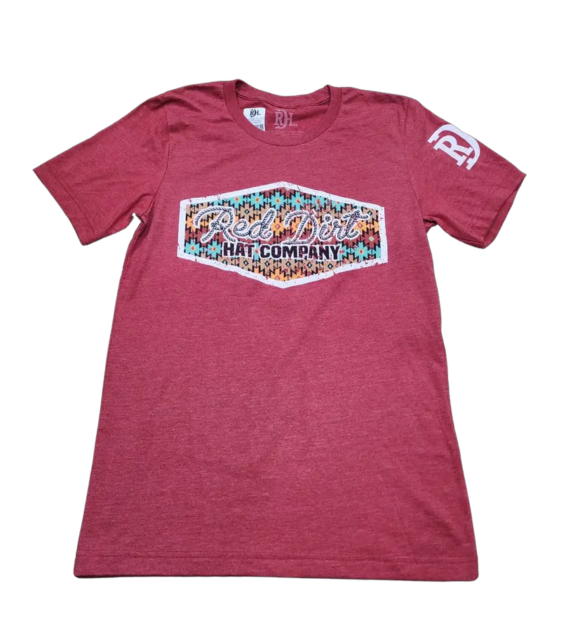 Red Dirt Hat Co Maroon Lasso Tee 2