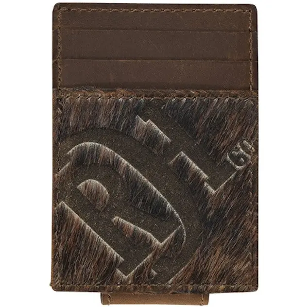 Red Dirt Hat Co Natural Brindle Card Case With Magnetic Clip 1