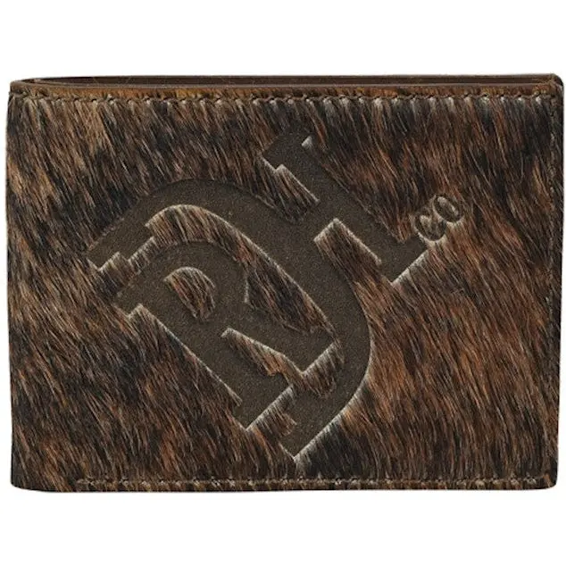 Red Dirt Hat Co Natural Brindle Leather Bifold Wallet 1