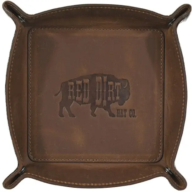 Red Dirt Hat Co Natural Brindle Valet Tray 1