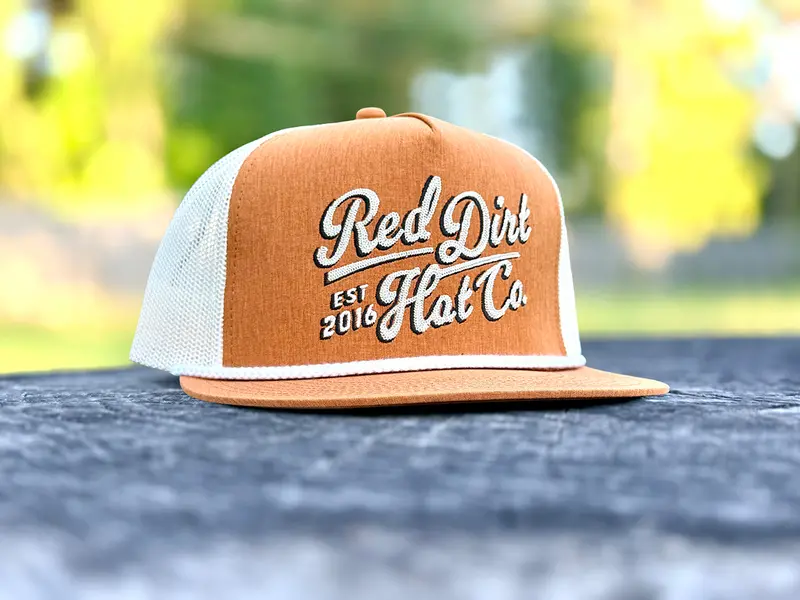 Red Dirt Hat Co Orange Sienna Ball Cap 1
