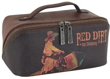 Red Dirt Hat Co Rocket Cowgirl Cosmetic Case 1