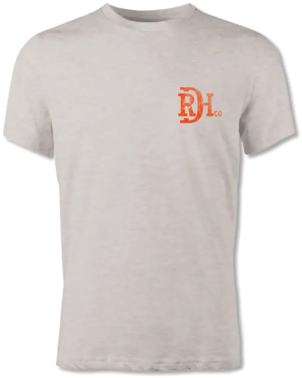 Red Dirt Hat Co Silver Heather Jackalope Trail Tee 2