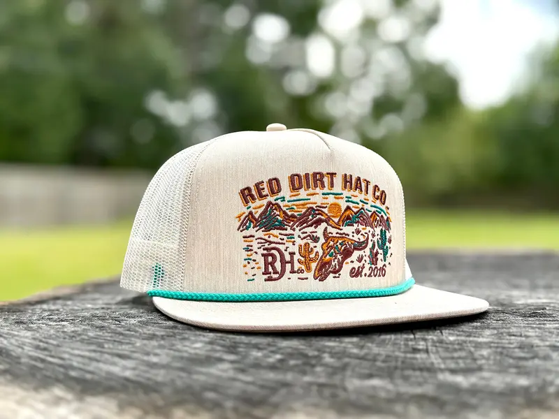 Red Dirt Hat Co Stone Deserted Ball Cap 1