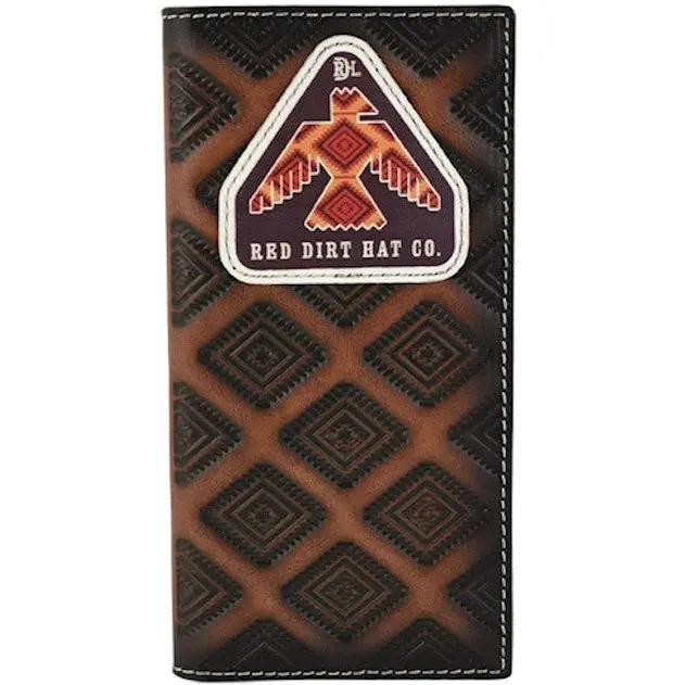 Red Dirt Hat Co Thunderbird Patch Rodeo Wallet 1