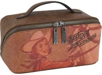 Red Dirt Hat Co Vintage Cowgirl Cosmetic Case 1
