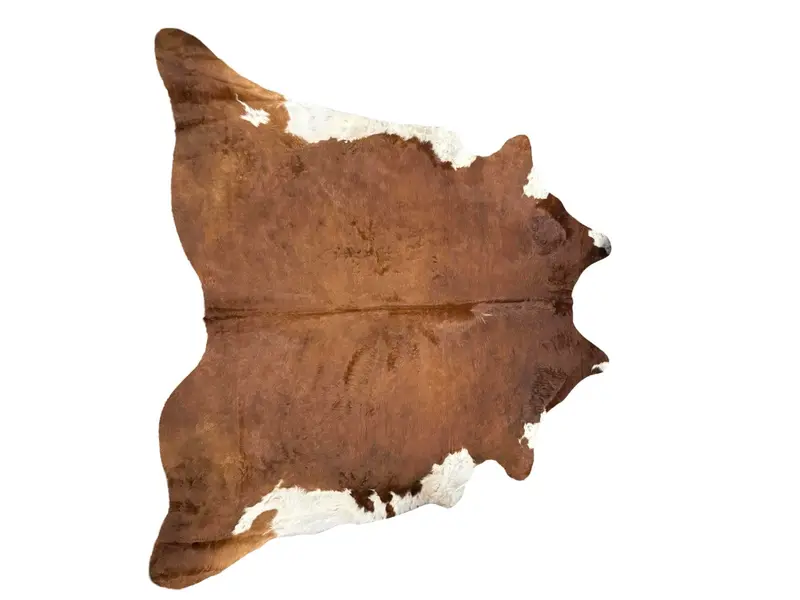 Red Lightly Brindled Cowhide 1