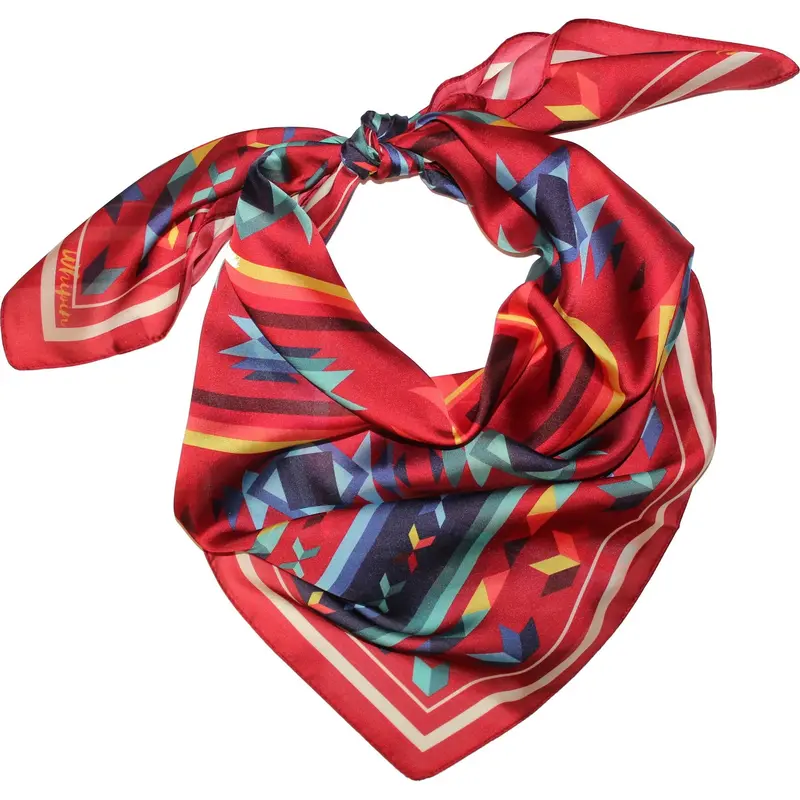 Red Pendleton Print Wild Rag 1