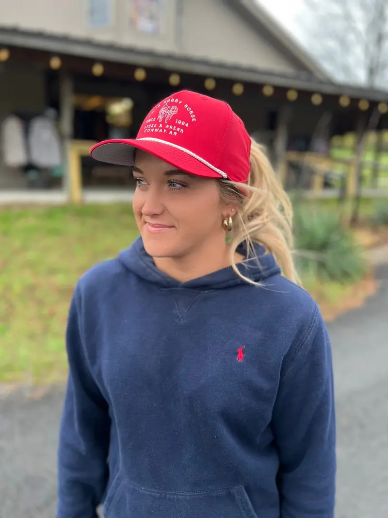 Red/White Jrs Saddle Logo Cap 1