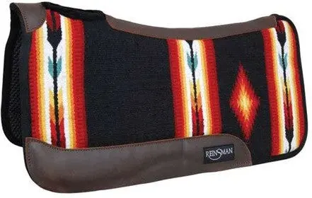 Reinsman Black Serape Square Contour Close Contact Tacky Pad 1