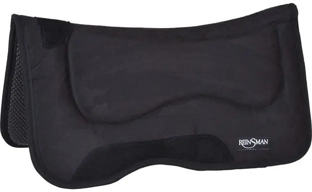 Reinsman M2 Lite Square Contour Pad-Black Microsuede 1