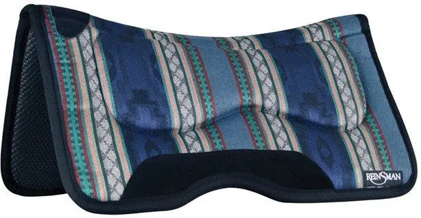 Reinsman M2 Lite Square Contour Pad-Corral Navy 1