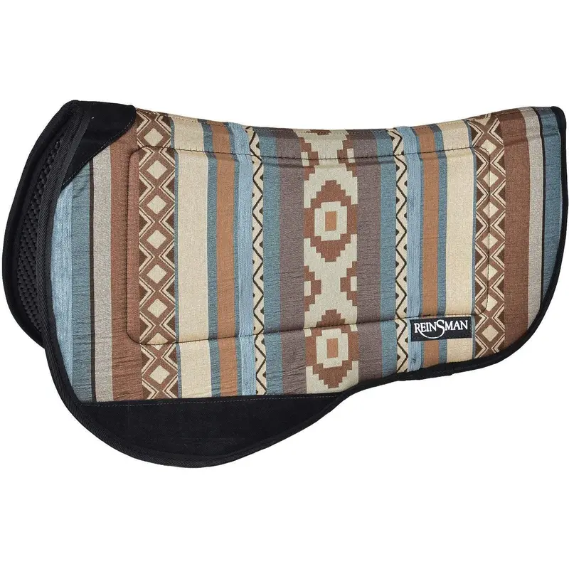 Reinsman Round Contoured Trail 30″ X 34″ Desert Sky Tacky-Too Backed Pad 1