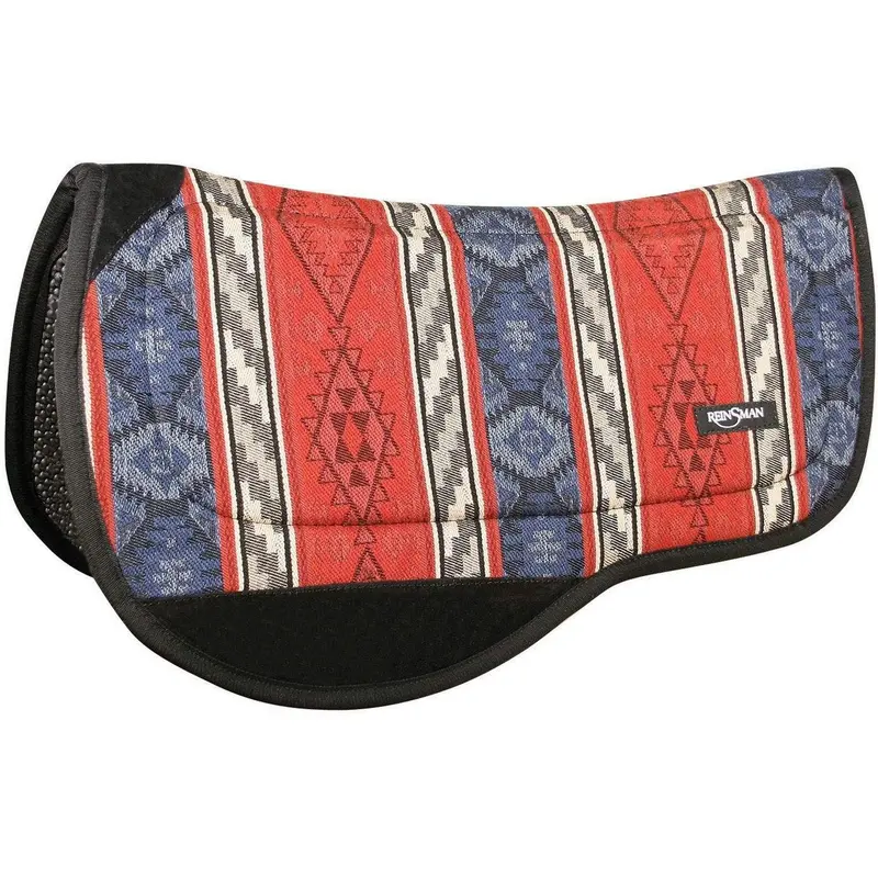 Reinsman Round Contoured Trail 30″ X 34″ Diablo Red Tacky-Too Backed Pad 1