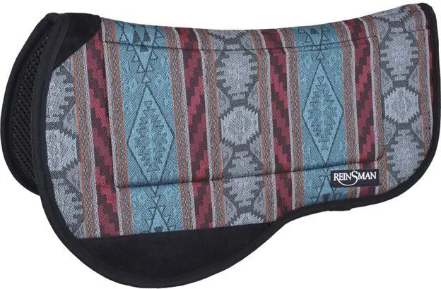 Reinsman Round Contoured Trail 30″ X 34″ Diablo Teal Tacky-Too Backed Pad 1