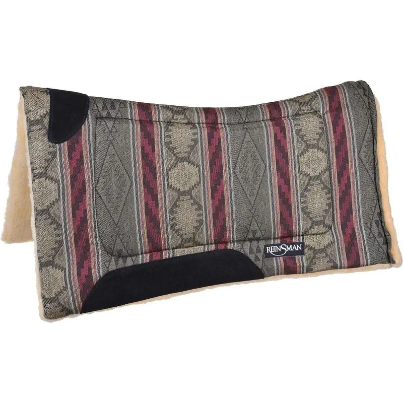 Reinsman Square Contour 32" X 32" Diablo Olive Fleece Backed Pad 1