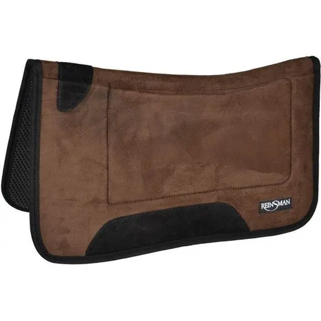 Reinsman Square Contour 32" X 32" Java Micro Suede Tacky-Too Backed Pad 1