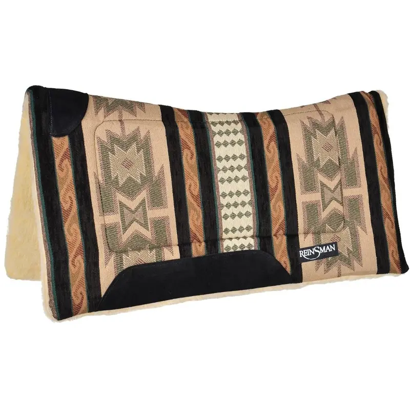 Reinsman Square Contour 32" X 32" Running Bull Onyx Tacky-Too Backed Pad 1