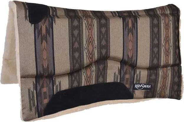 Reinsman Square Swayback Contour Fleece Pad-Santa Fe Caramel 1