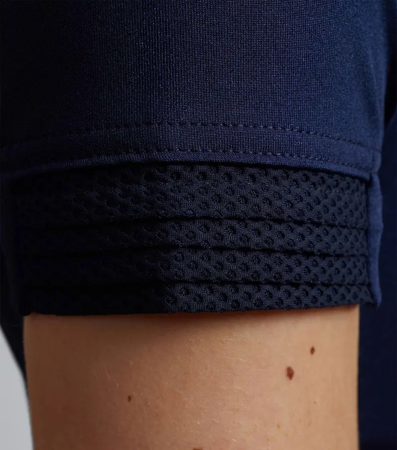 Remisa Ladies Technical Short Sleeve Riding Top Navy 5