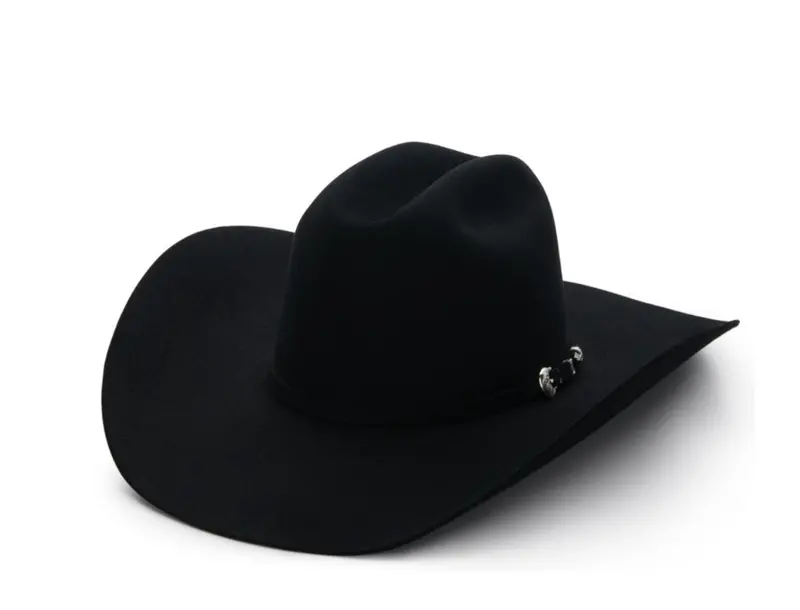 Resistol 6X Midnight Black Felt Cowboy Hat