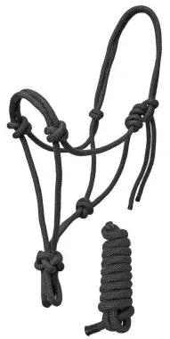 Rider's Choice Braided Rope Halter With Lead Rc9001 1